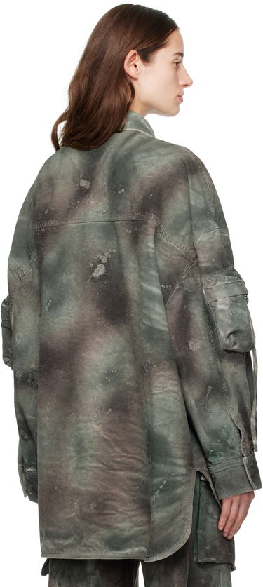 Srajce The Attico Attico Fern Denim Jacket Zelena | 241WCB48 D022, 2