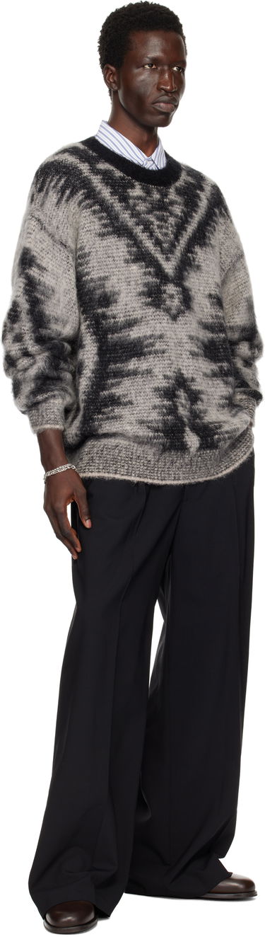 Pleteni pulover ISABEL MARANT Isabel Marant Fabo Knitted Sweater Siva | 25PPU0653HA-C1L05H, 3