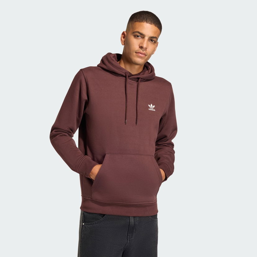 Pulover adidas Performance Essentials Fleece Hoodie Bordo | HY2083