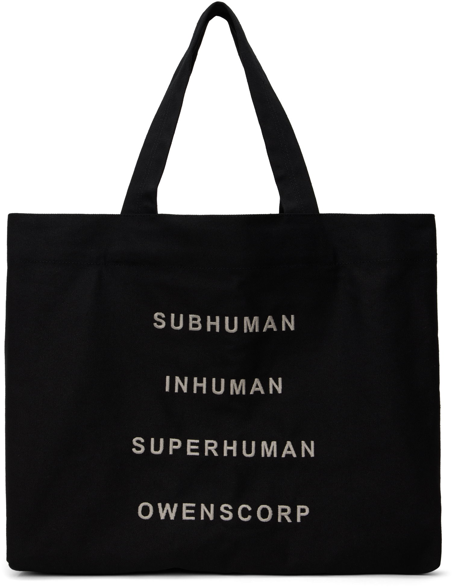 Tote bag Rick Owens Rick Owens Beach Tote Črna | RH0000005 CVS2, 0