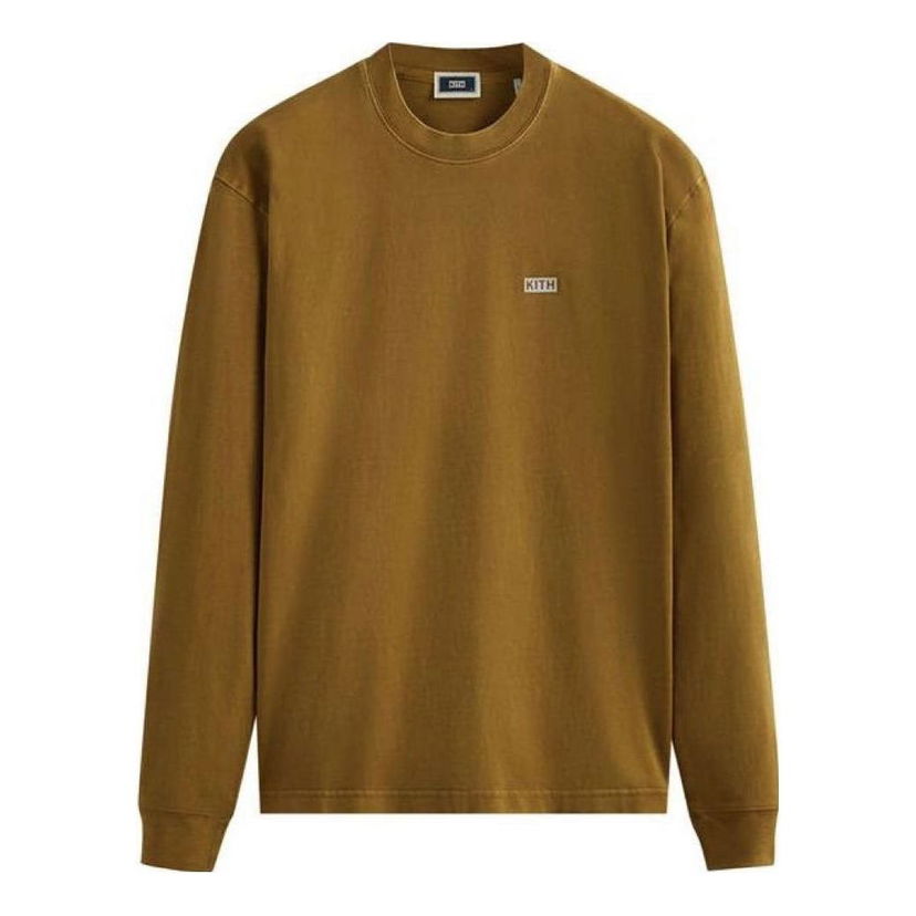 Majica KITH KITH Long-Sleeve Tee Rjava | KHM030632-711