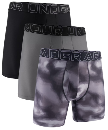Boksarice Under Armour Under Armour Print 6in Boxer Shorts, 3-Pack Siva | 1383885-024, 0