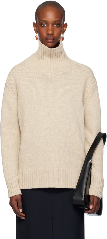 Pleteni pulover &Daughter Tunic Turtleneck Sweater Bež | H40670, 0