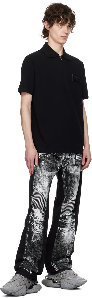 Superge in čevlji Balmain Balmain Unicorn Low Fleece Print Siva | EM1VJ309KFCT, 4