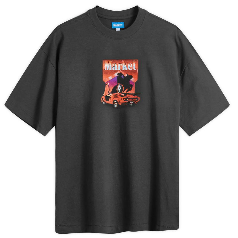 Majica MARKET Bullrider Črna | 399001939-WBK