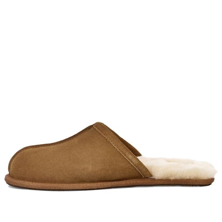 Superge in čevlji UGG UGG Scuff Fleece Lined Slippers Rjava | 1101111-CHE