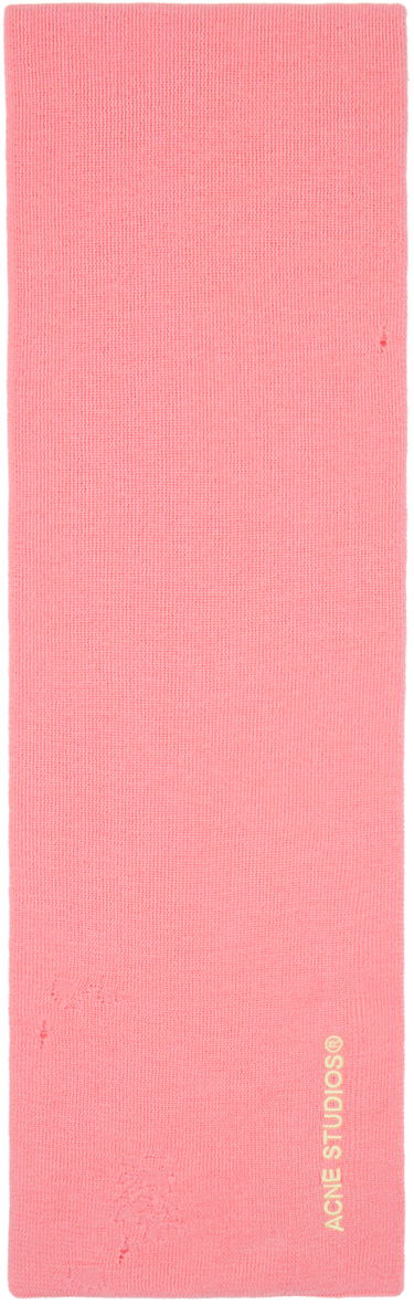 Šala Acne Studios Acne Studios Kornoto Vintage Scarf Roza | CA0333-, 0