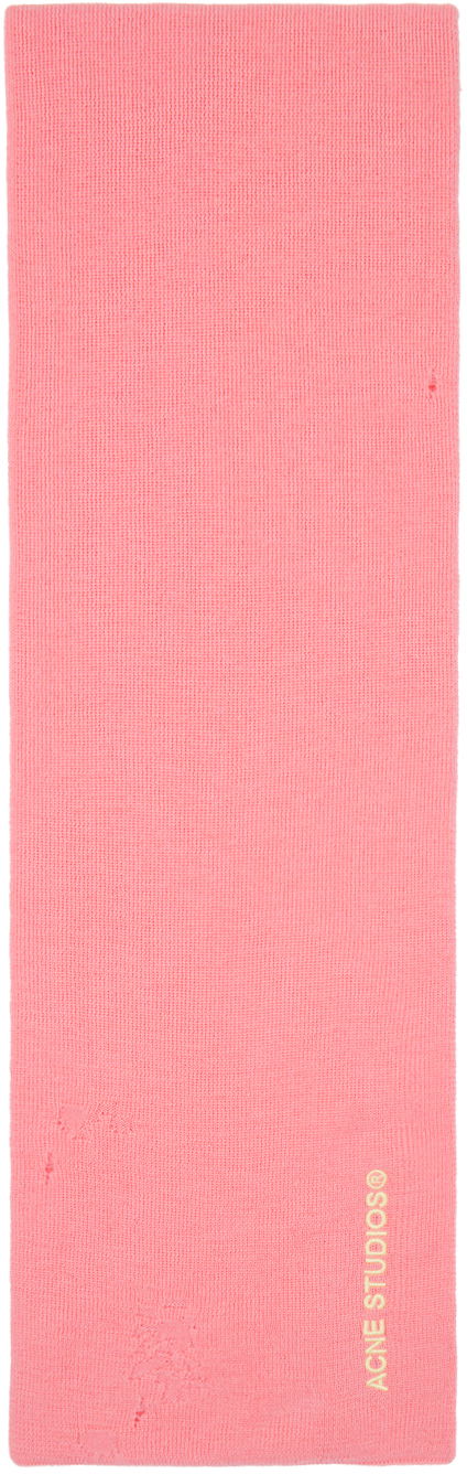 Šala Acne Studios Acne Studios Kornoto Vintage Scarf Roza | CA0333-