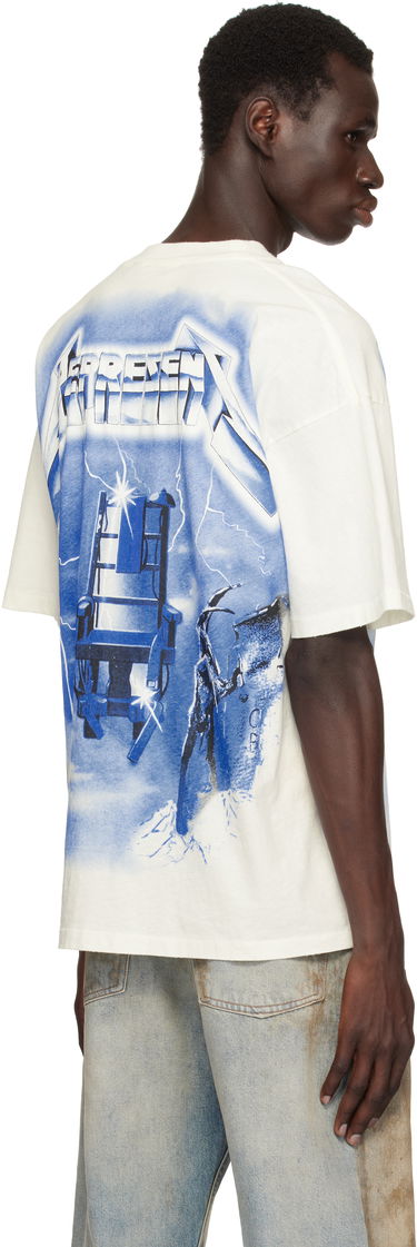 Majica Represent Clo Represent 'Metallica Ride the Lightning' Graphic Print T-Shirt Bela | MLM4382, 2