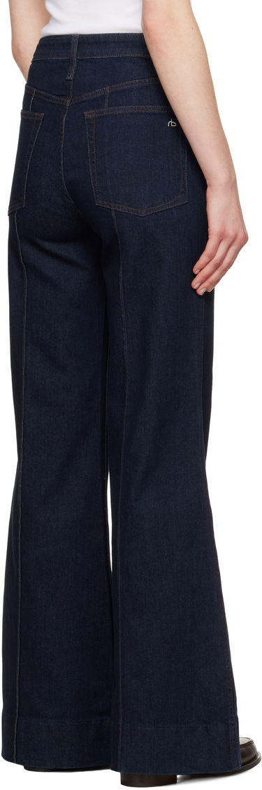 Kavbojke rag & bone rag & bone Skylar High-Rise Wide Leg Jeans Modra | WDD25S3008VSRI, 2