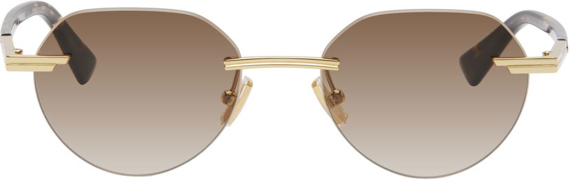 Sončna očala Bottega Veneta Bottega Veneta Rimless Sunglasses Rjava | BV1379S-003