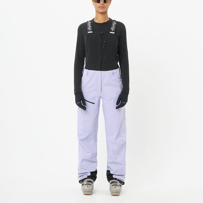 Hlače Salomon Moon Patrol Gore-tex Ski Bib Pants Lila | LC2705900