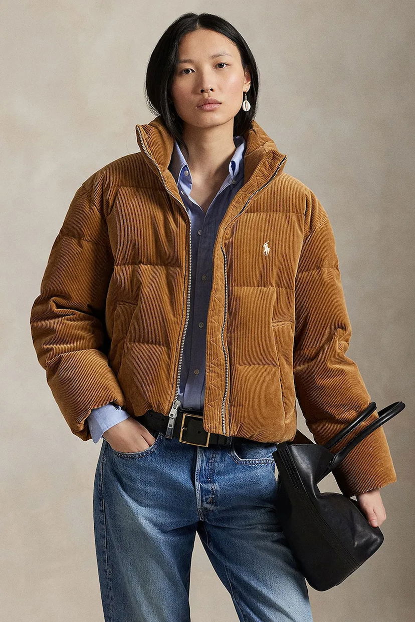 Puhovka Polo by Ralph Lauren Polo Ralph Lauren Woven Puffer Jacket Rjava | 211971178