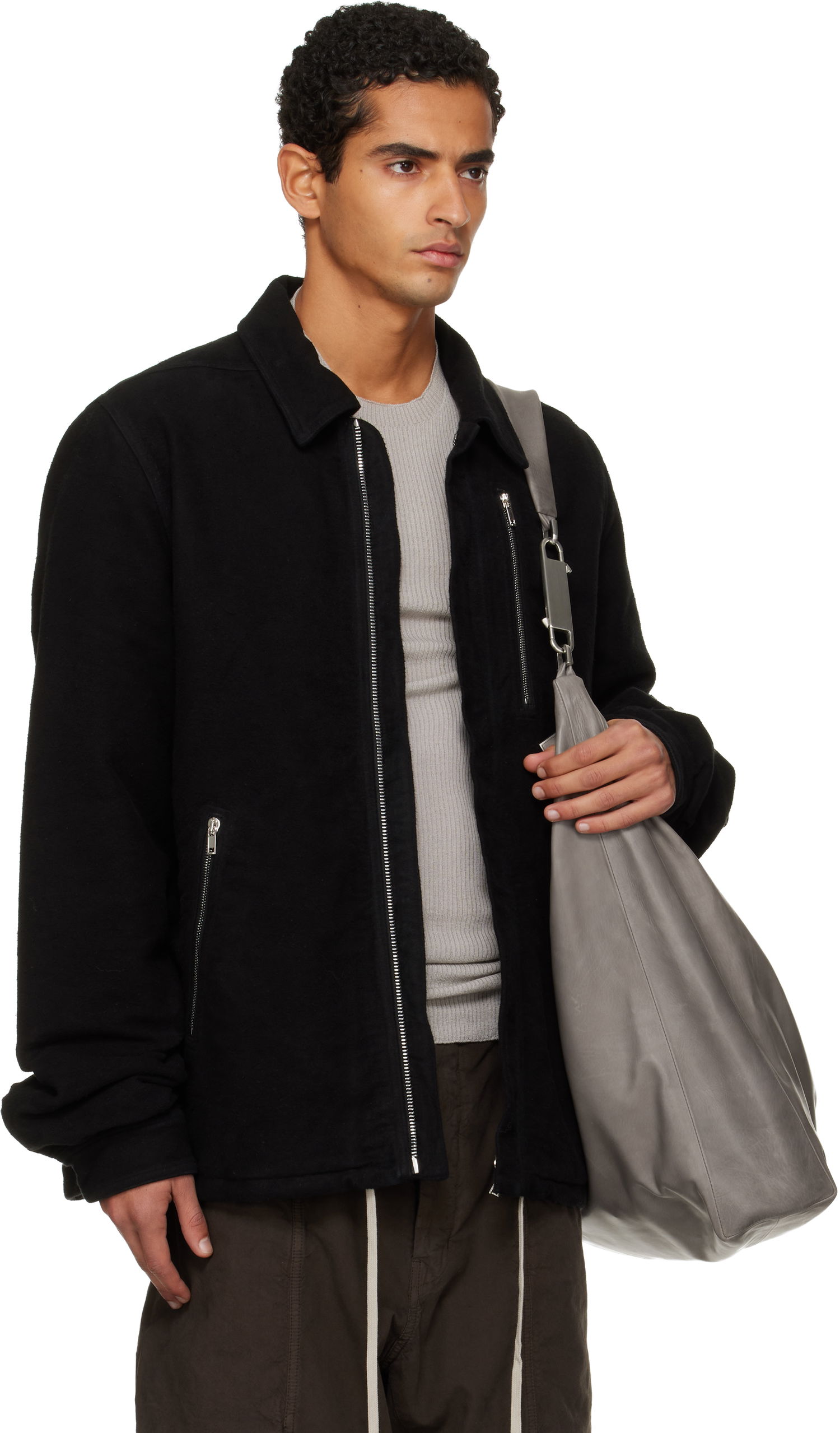 Jakna Rick Owens Rick Owens DRKSHDW Concealed Zipfront Jacket Črna | DU02E7775 BMO, 1