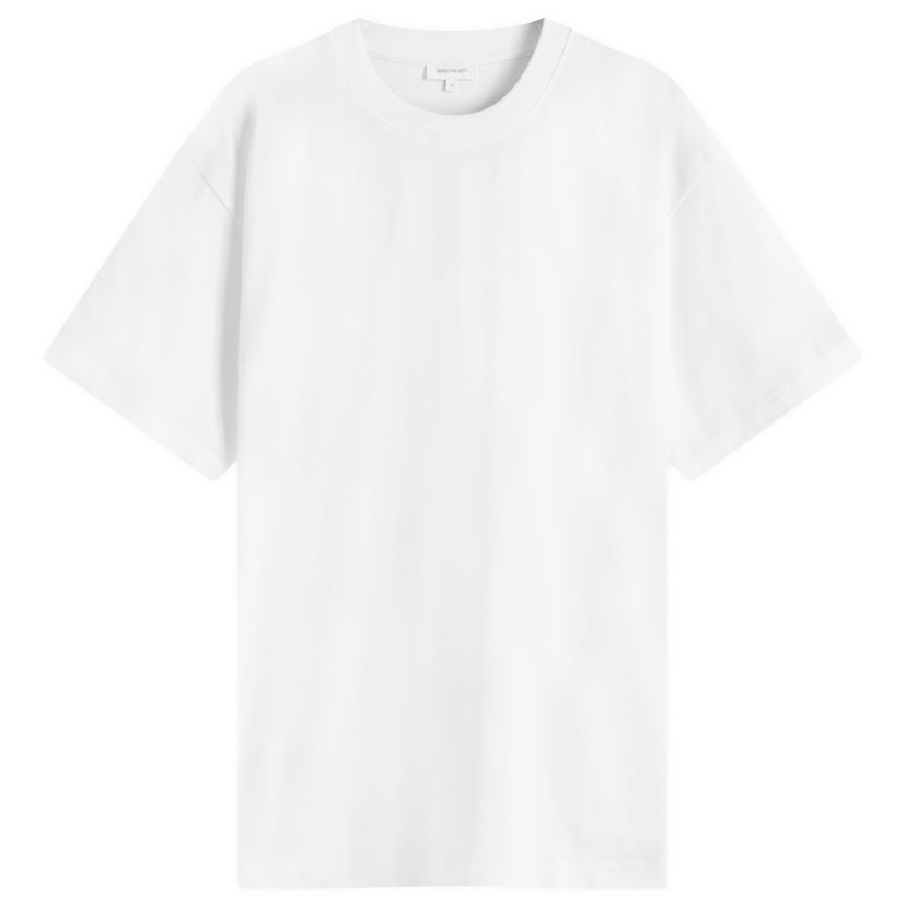 Majica NORSE PROJECTS Standard Heavyweight T-Shirt - Size Large Bela | N01-0679-0001