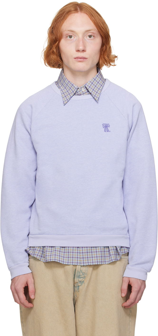 Pulover Acne Studios Sweatshirt Sport Modra | CI0168-