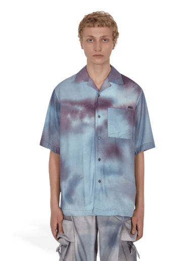 Srajce OAMC Kurt Shirt Modra | OAMU601582 635