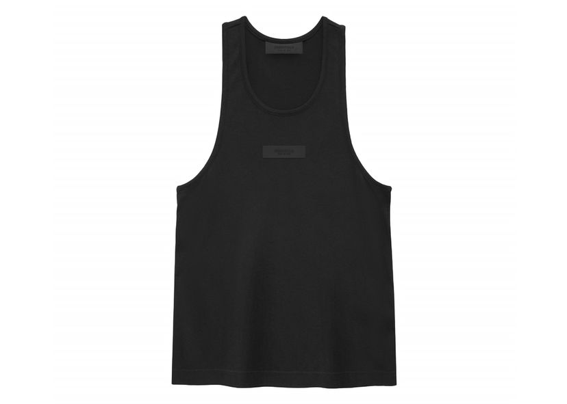 Majica brez rokavov Fear of God Core Collection Tanktop Black Črna | 125SU245490FW