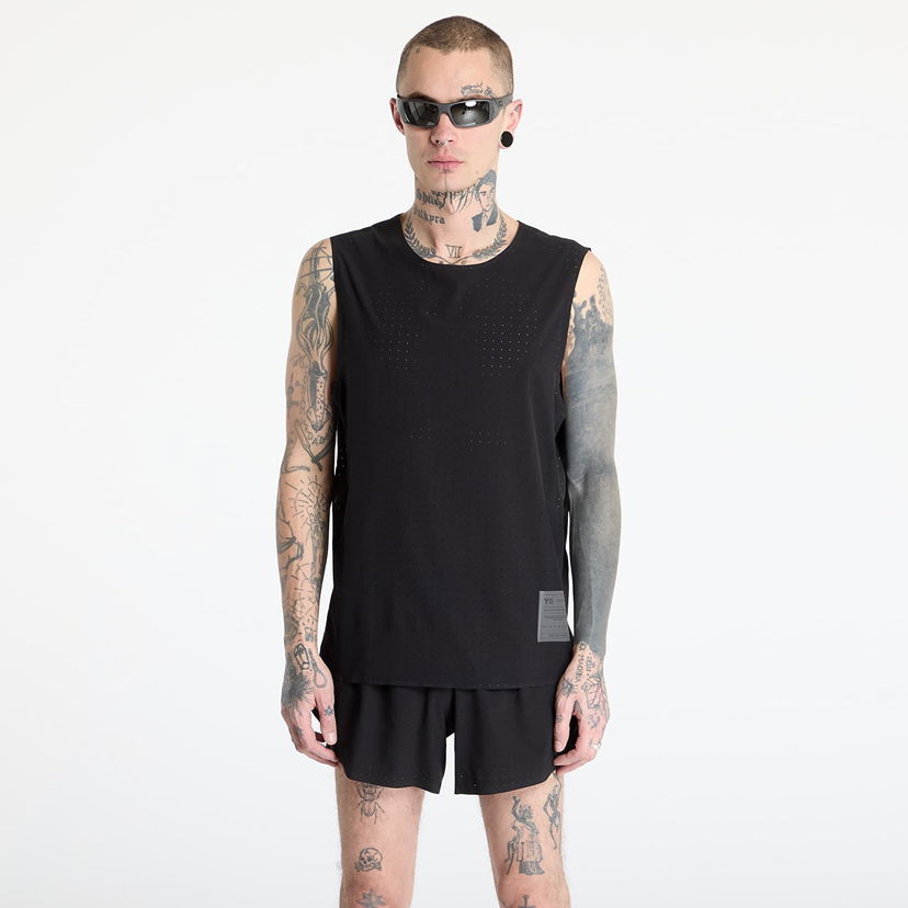 Majica brez rokavov Y-3 Y-3 Running Tank Top Črna | JN4885