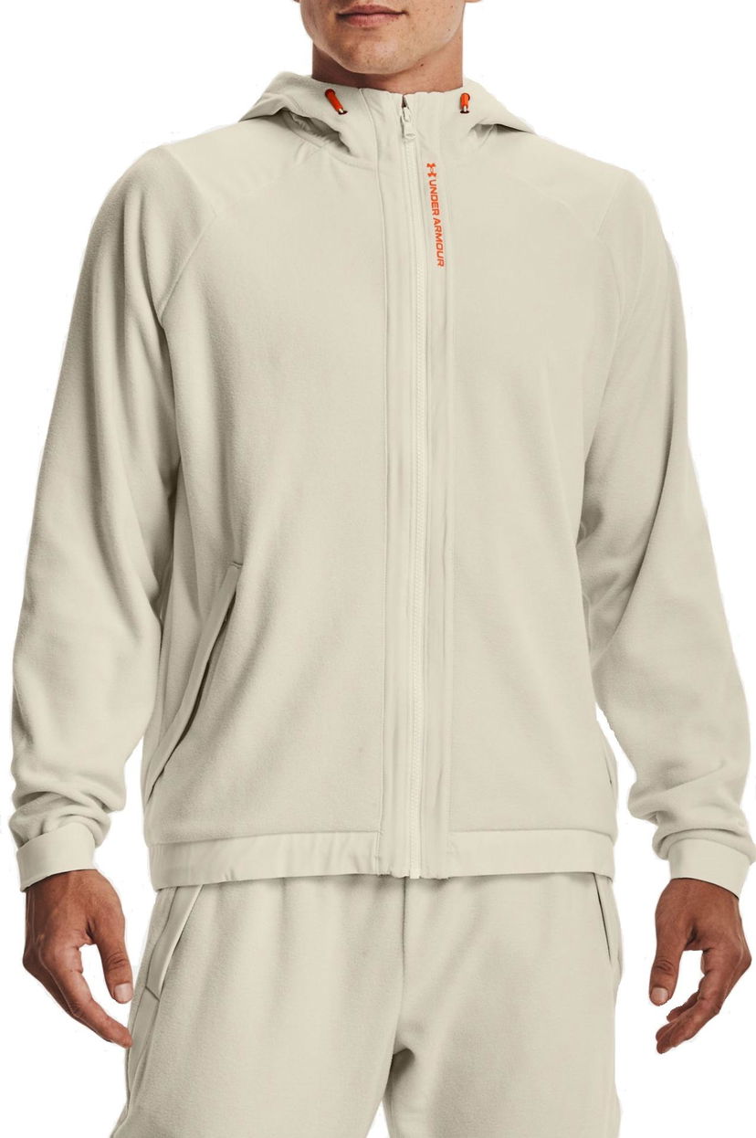 Pulover Under Armour Under Armour UA Rush Fleece Full-Zip Hoodie Bež | 1366178-279