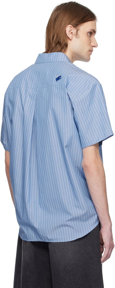 Srajce ADER ERROR ADER error TRS Tag Half Sleeve Shirt Modra | BN42FYSH0202ST, 2
