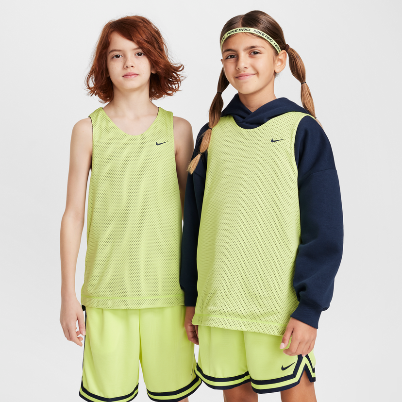 Majica brez rokavov Nike Kids' Reversible Basketball Jersey Dri-FIT Zelena | FZ5242-736