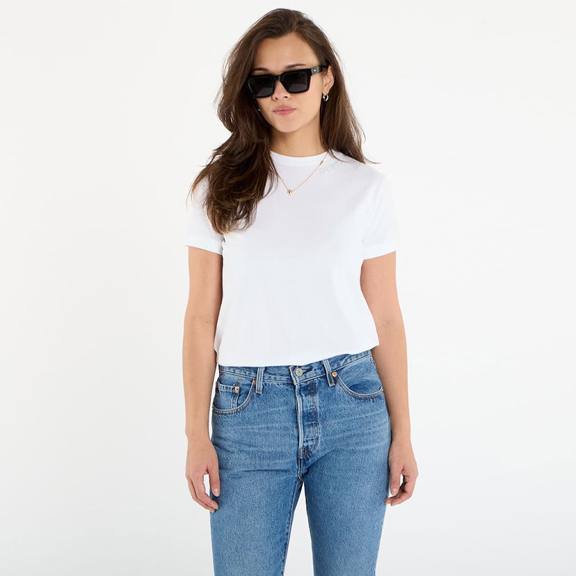 Majica GUESS Calida Short Sleeve T-Shirt Bela | V5BI12K8FQ4-G011