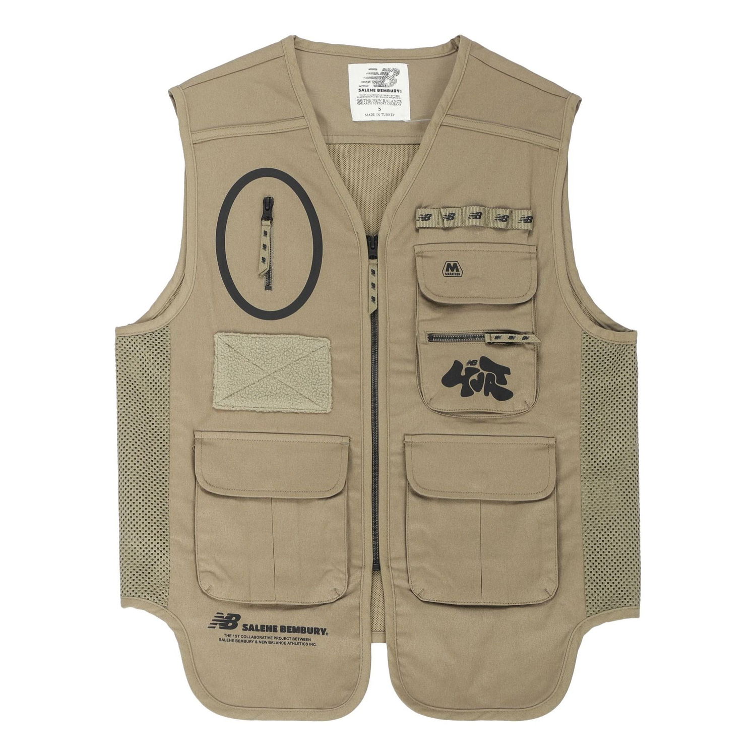Telovnik New Balance Salehe Bembury Yurt Utility Vest Bež | MV11563-CGN, 0