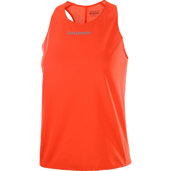 Majica brez rokavov Salomon S/Lab Speed Tank Top Rdeča | LC2695500, 1