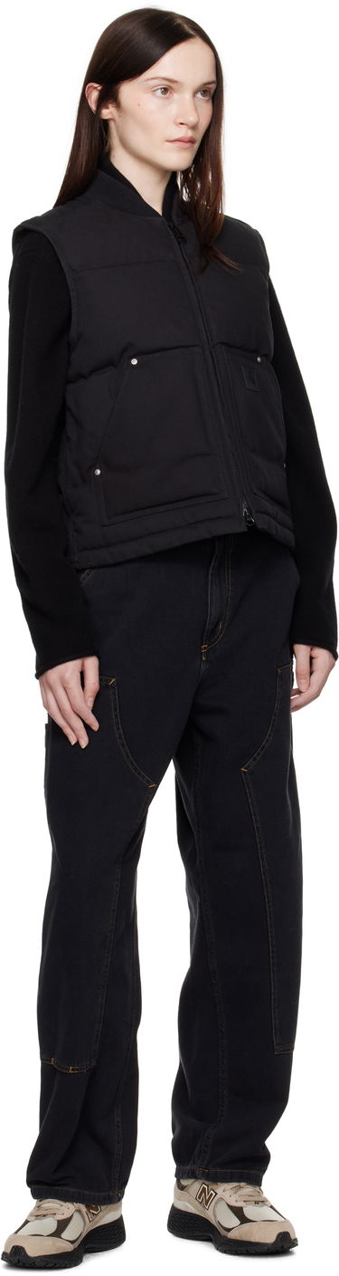 Cargo hlače Carhartt WIP Double Knee Denim Work Pants Črna | I034229 8906, 3