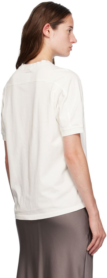 Majica Anine Bing ANINE BING Jaylin Monogram T-Shirt Bela | A-08-10280-IVY1, 2