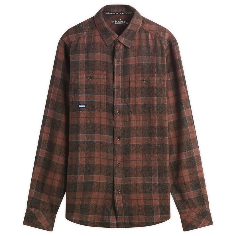 Srajce KAVU Big Joe Flannel Shirt, Size Small Rjava | 510-2707