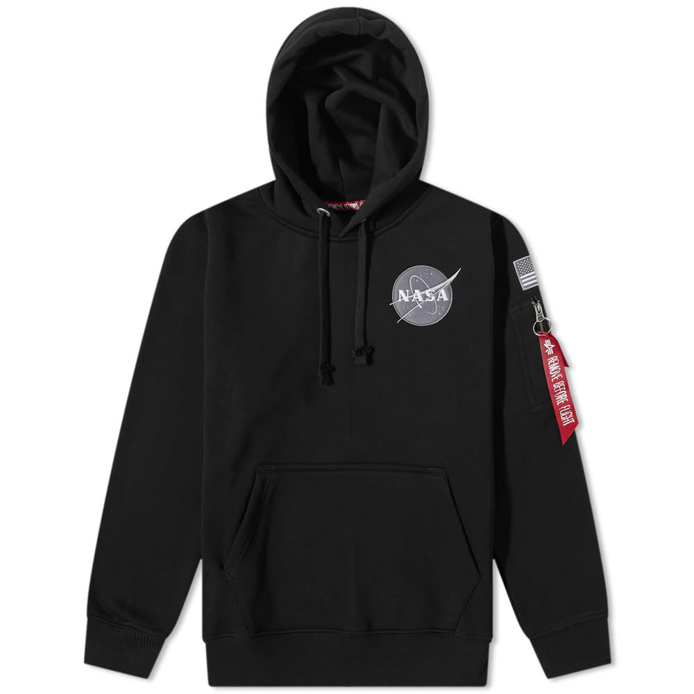 Pulover Alpha Industries Space Shuttle Hoody Črna | 178317-03, 0