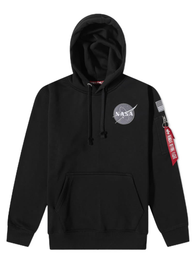 Pulover Alpha Industries Space Shuttle Hoody Črna | 178317-03