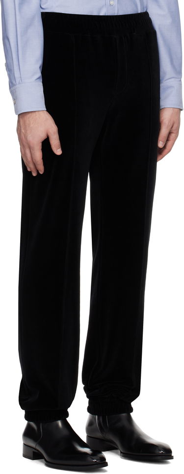 Hlače Valentino 'Chez ' Patch Sweatpants Črna | 6V3MD05AARD, 1