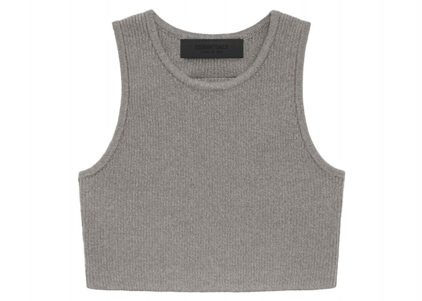 Pleteni pulover Fear of God Core Collection Knit Sport Tank Heather Grey Siva | 192SU245341FW