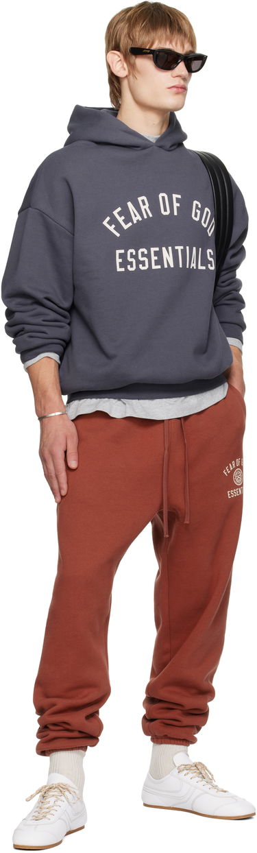 Trenirka Fear of God Fear of God ESSENTIALS Fleece Sweatpants Rdeča | 130HO242026F, 4