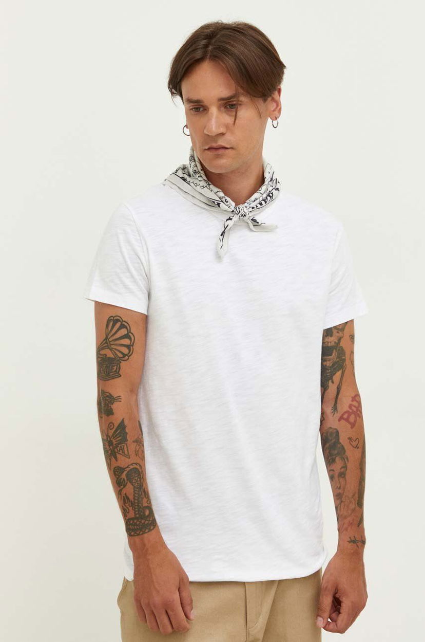 Majica Samsoe Samsoe Samsoe Samsoe T-Shirt Bela | M00012516