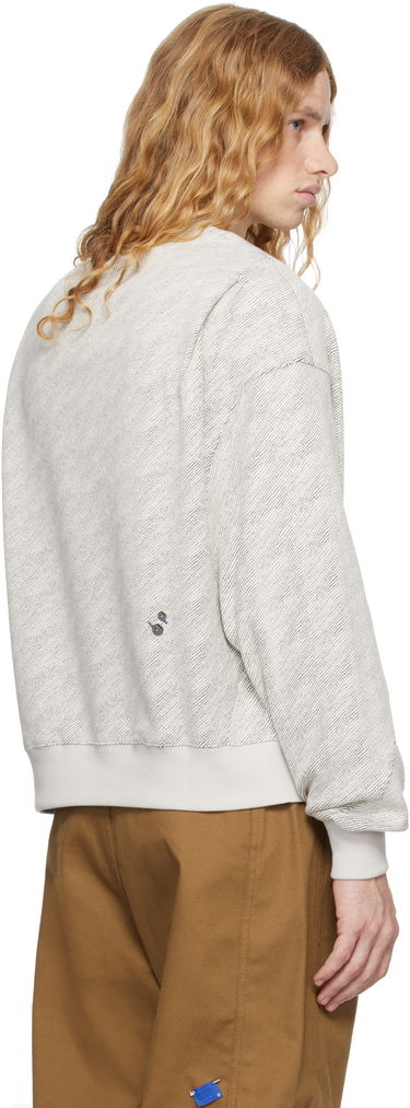 Pulover ADER ERROR Tetraight Product. 43 Sweatshirt Bela | BN01FWSW0104BK, 2
