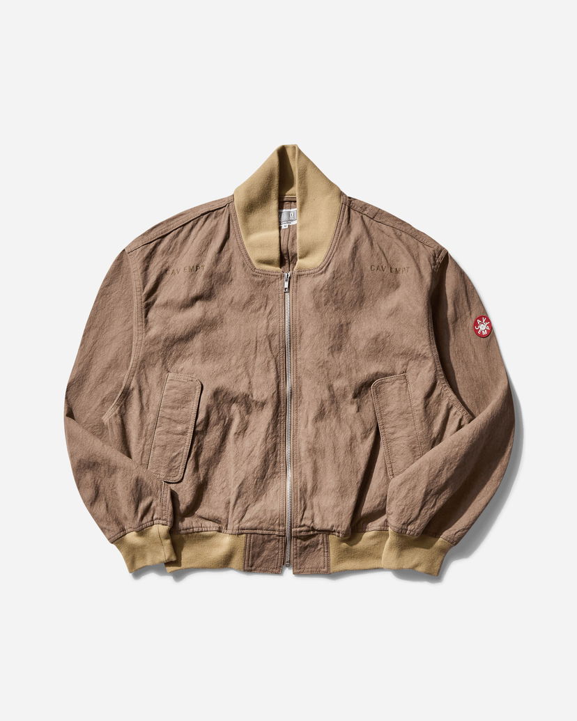 Bomber jakna Cav Empt Canvas Zip Jacket Rjava | CES27JK17 BROWN