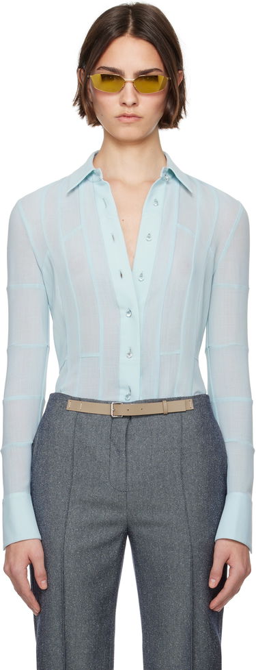 Srajce Tory Burch Tory Burch Button Down Shirt Modra | 173622-435, 0