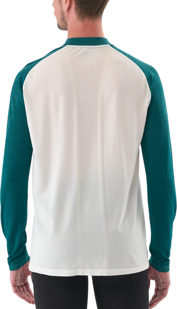 Majica Compressport Long Sleeve Running T-Shirt Bela | atsm4880039l, 1