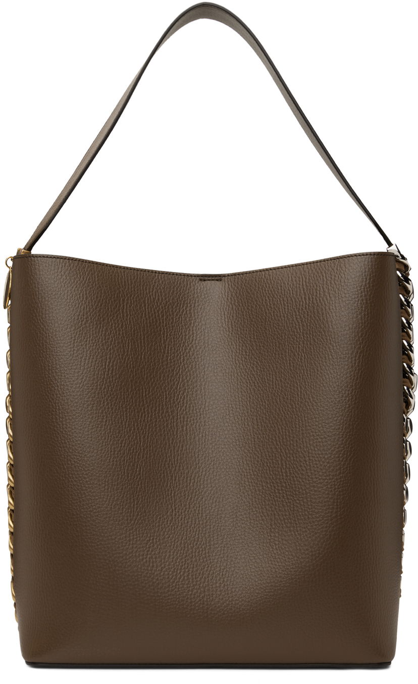 Tote bag Stella McCartney Stella McCartney Frayme Tote Bag Rjava | 7B0011WP0316