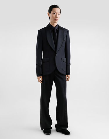 Jakna Dolce & Gabbana Single-breasted Wool Jacket Črna | G2UO1TFM2GRS8030, 1