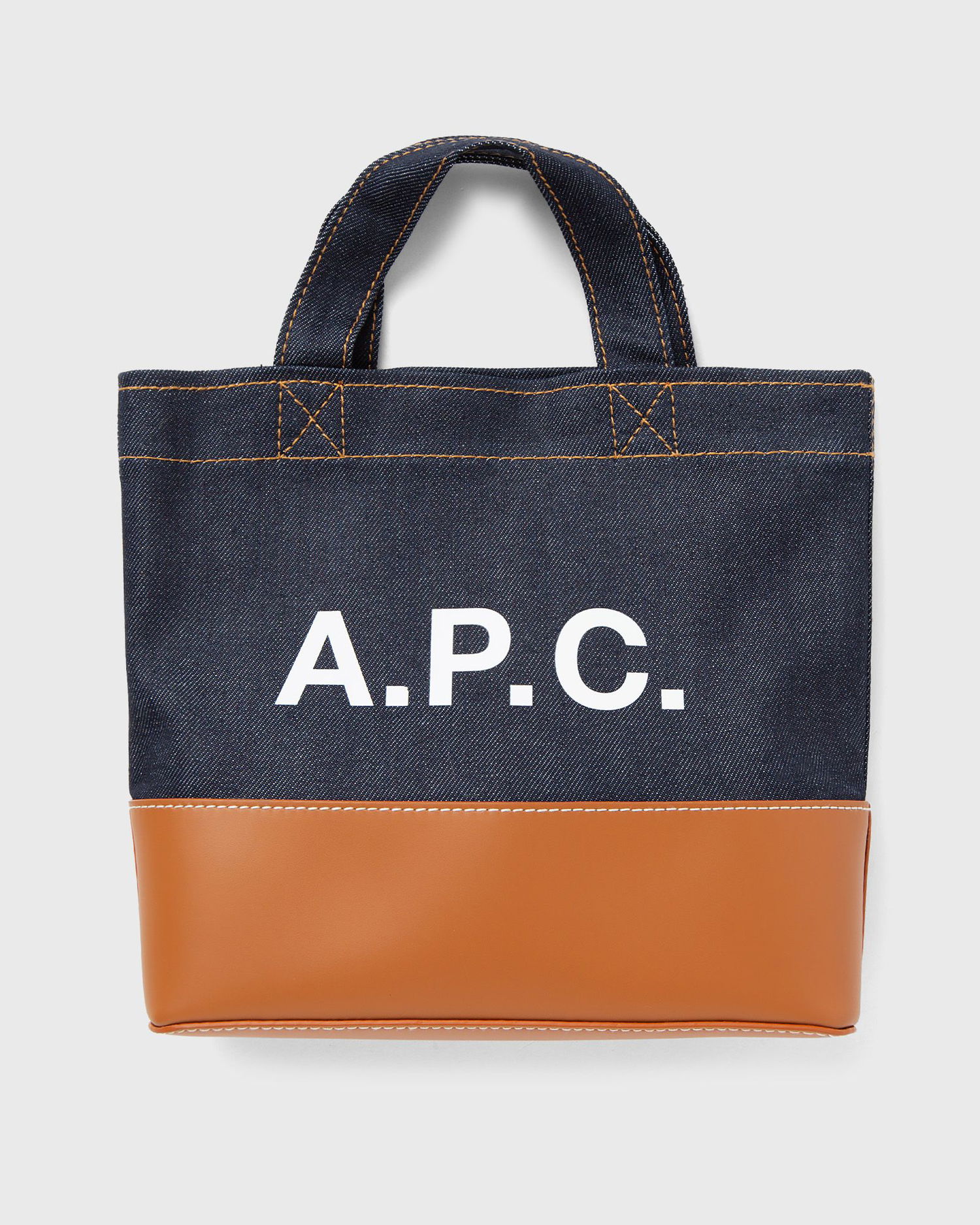 Tote bag A.P.C. A.P.C. Axel Mini Tote Bag Modra | CODDP-M67009-CAF, 0