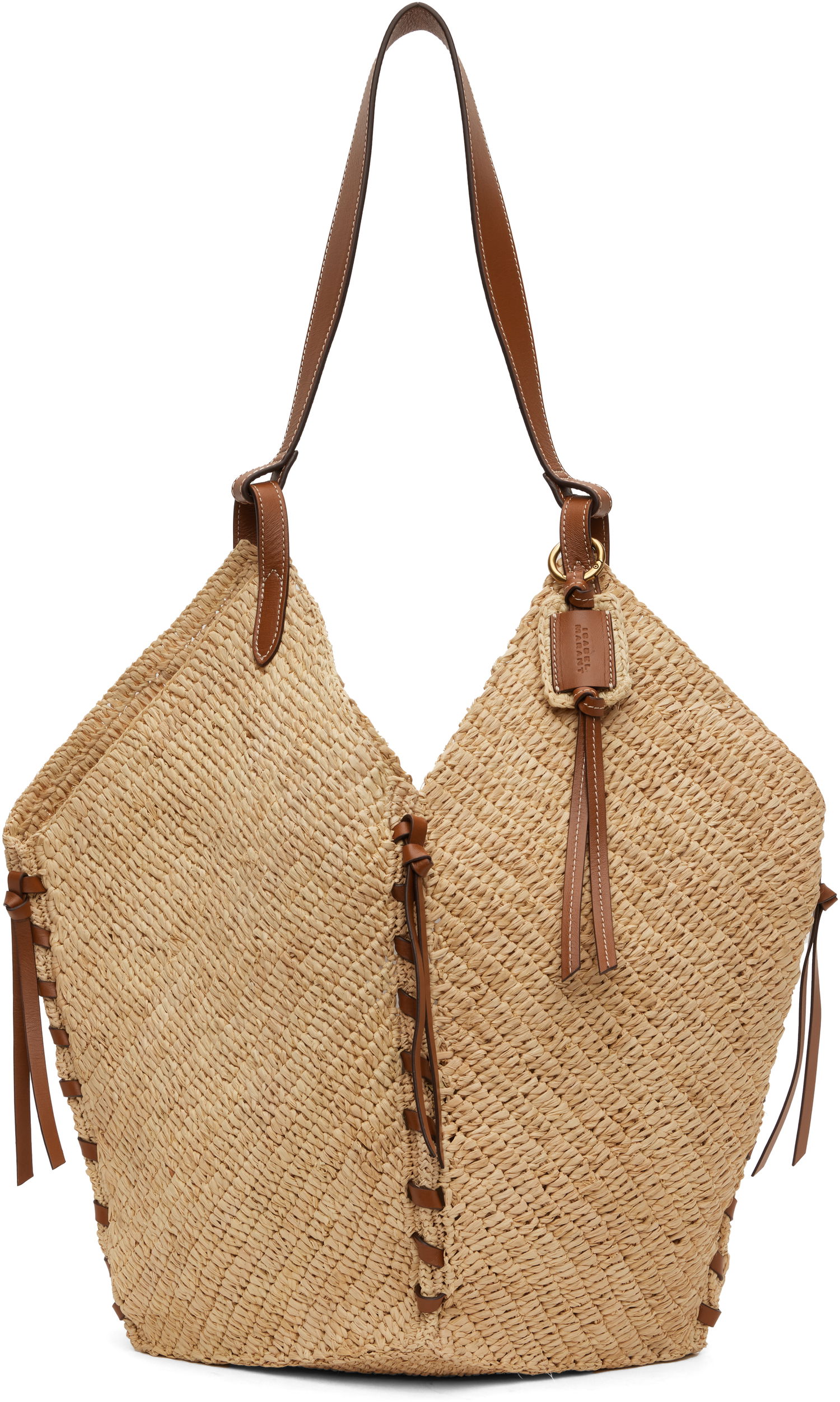 Tote bag ISABEL MARANT Isabel Marant Tampa Raffia Tote Bež | PM0066FA-C1X07M, 0