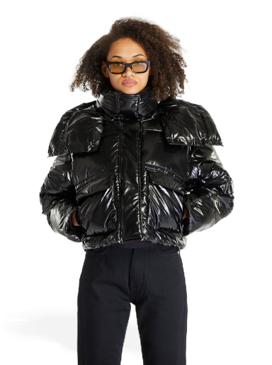 Puhovka CALVIN KLEIN High Shine Puffer Jacket Črna | J20J221884 BEH
