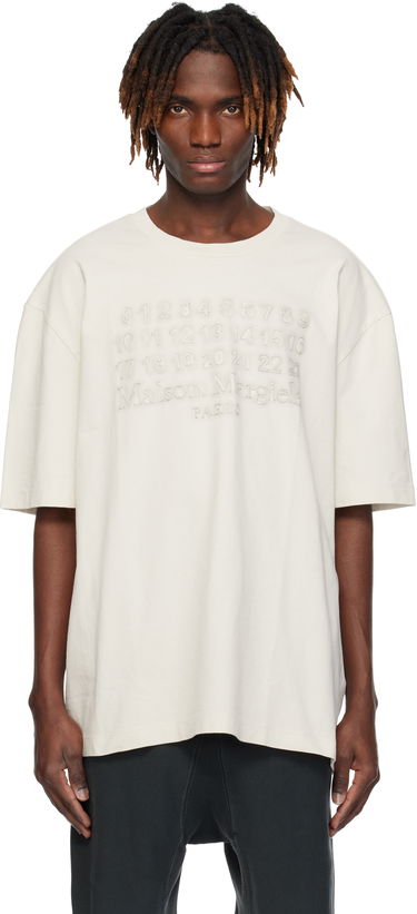 Majica Maison Margiela Maison Margiela Embroidered Logo T-Shirt Bela | S50GC0705 S24567, 0