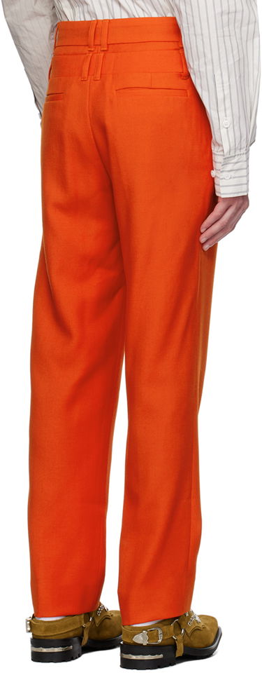 Hlače Feng Chen Wang Feng Chen Wang Layered Trousers Oranžna | FUF16TR23, 2