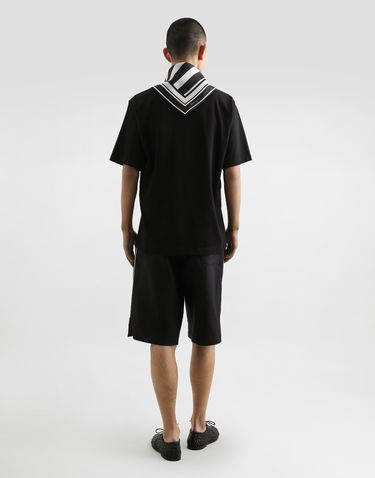 Kratke hlače Dolce & Gabbana Dolce & Gabbana Linen Drawstring Shorts Črna | GP0T1TFU4MCN0000, 2